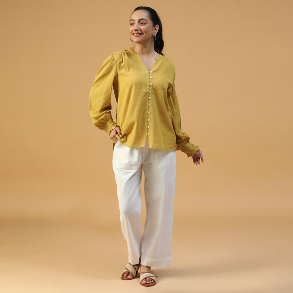 Organic Handwoven cotton Top